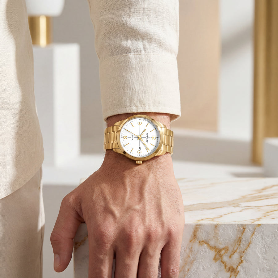 Classic Analog Gold White