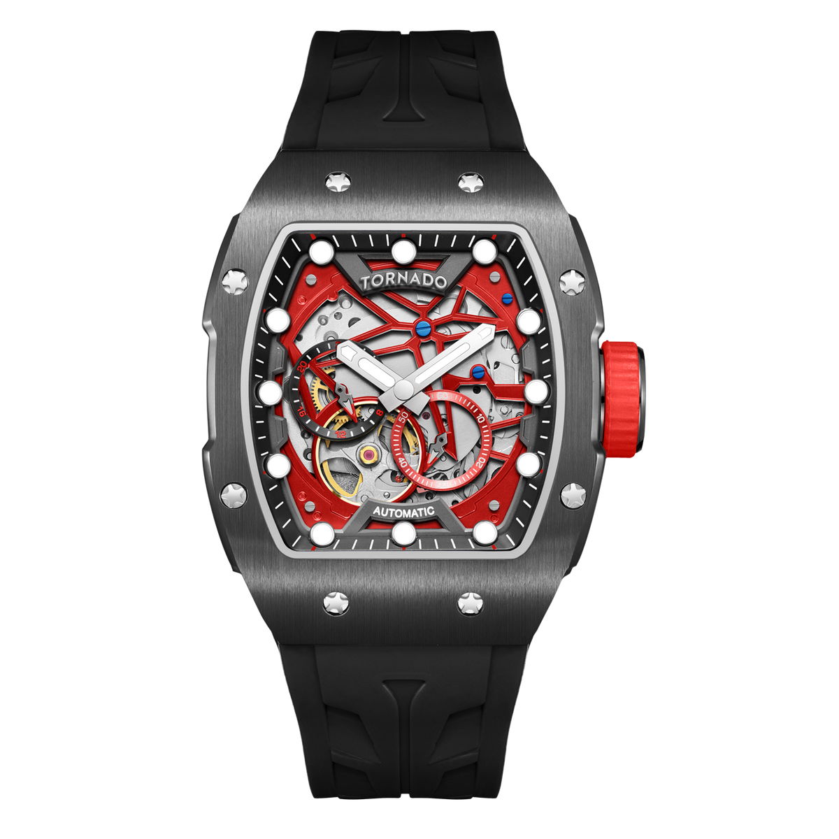XENITH Automatic Watch - Red Black