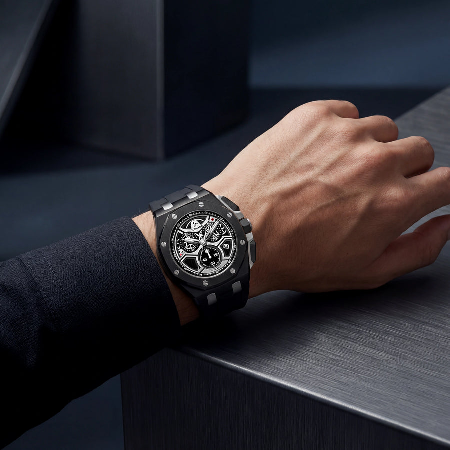 LUMINA CHRONOSPHERE Chronograph Black