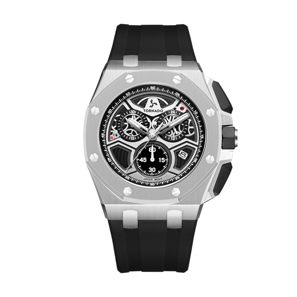 LUMINA CHRONOSPHERE Chronograph Silver Black
