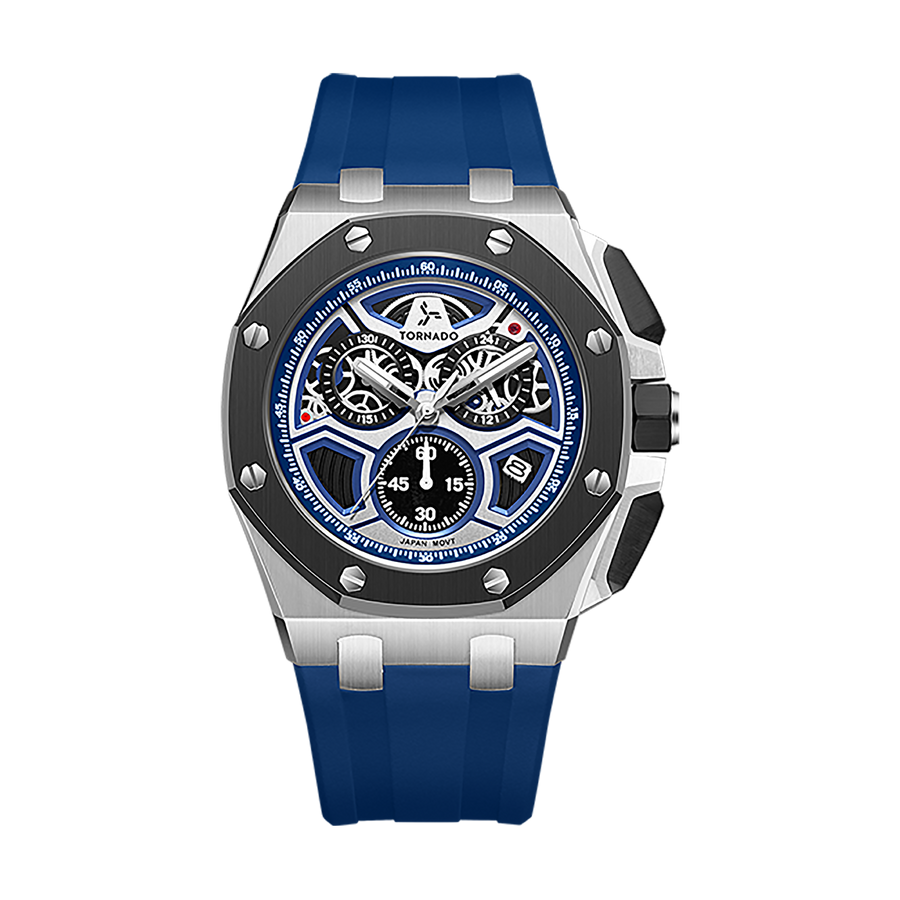LUMINA CHRONOSPHERE Chronograph Blue and Black
