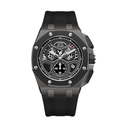LUMINA CHRONOSPHERE Chronograph Black and Gunmetal