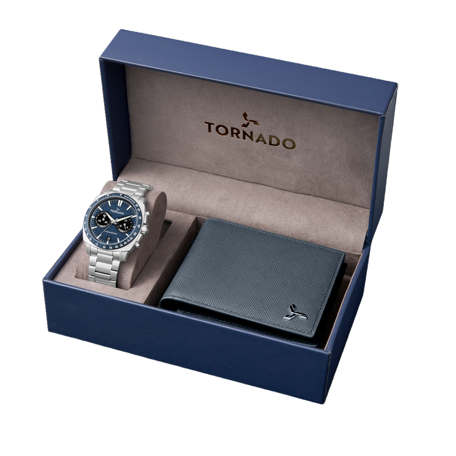 SET BOX Chronograph Blue